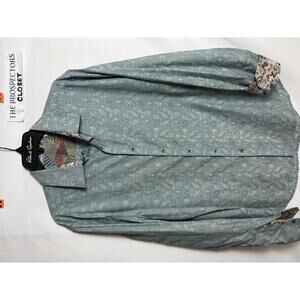 NWOT Robert Graham Men's XL Classic Fit Button-Up Shirt Paisley Print